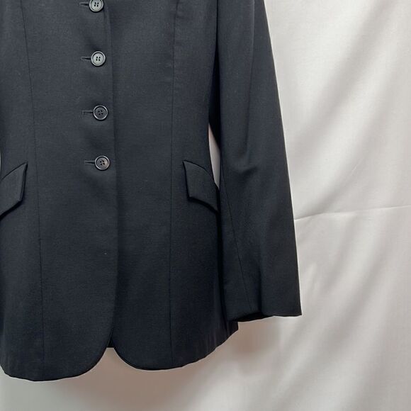 Millers Black wool riding coat size 12-R. EUC - Picture 3 of 11